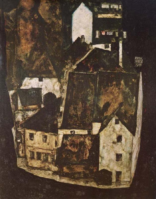 Egon Schiele Dead City oil painting image